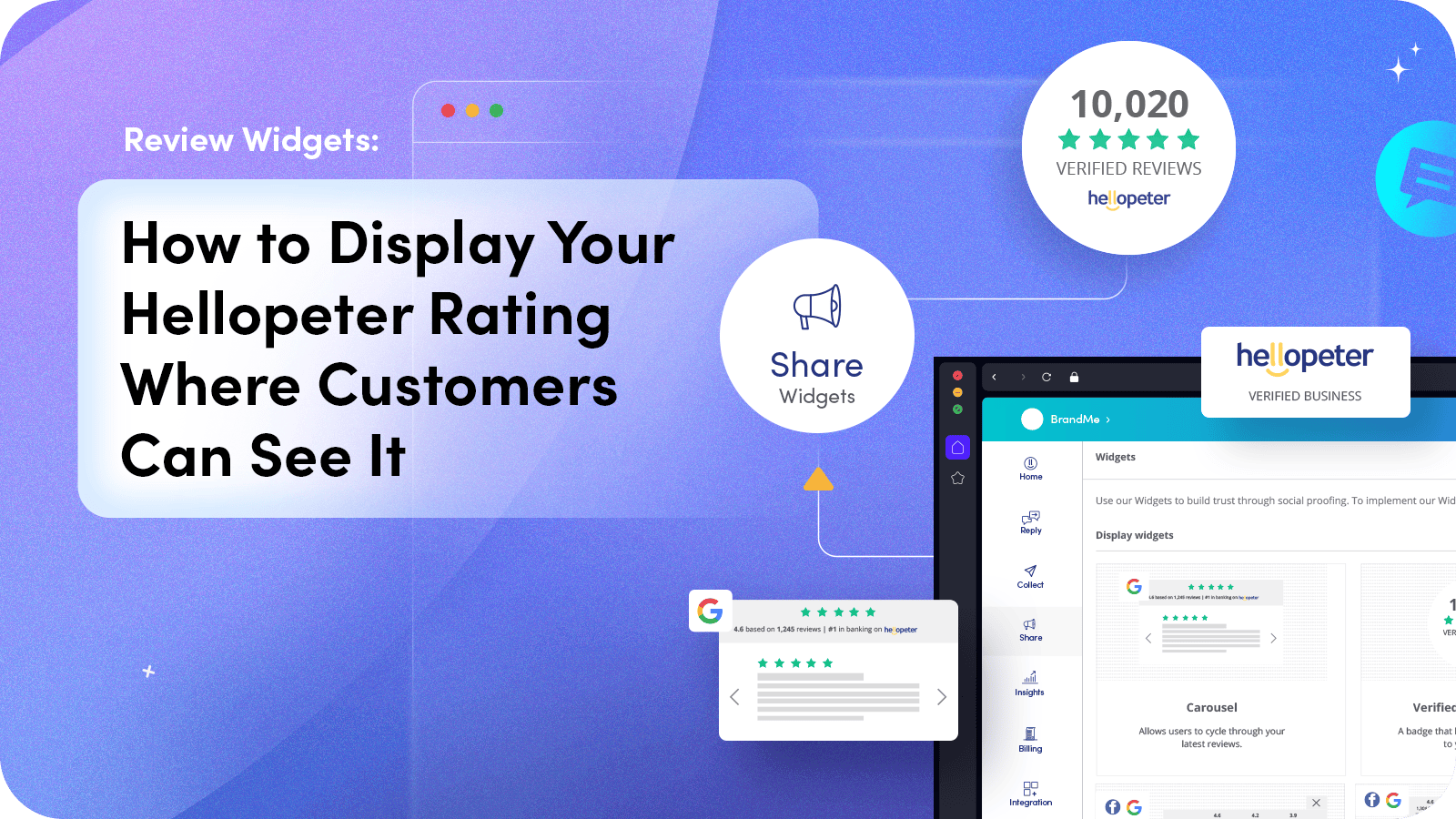 Review Widgets: How to Display Your Hellopeter Rating Where Customers Can See It